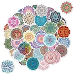 Mandala stickers till scrapbooking - olika - 50st