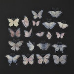 Stickers till scrapbooking - fjärilar - 40st
