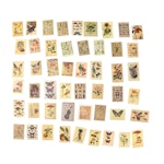 Stickers till scrapbooking - olika mönster - 50st