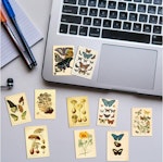 Stickers till scrapbooking - olika mönster - 50st