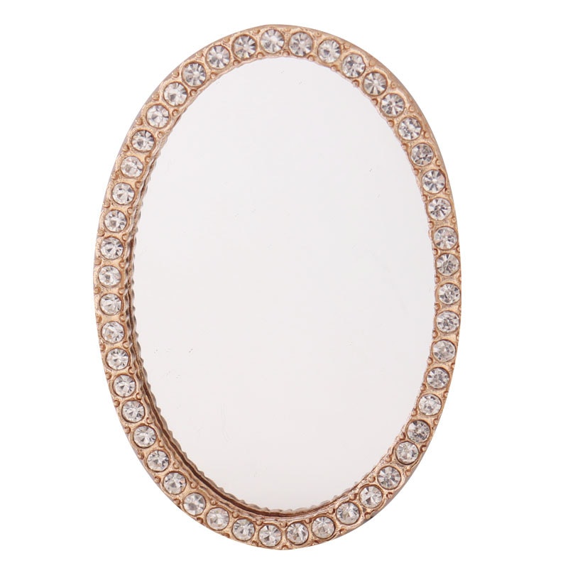 **Miniatyr** Guld spegel med bling - oval