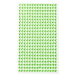 Självhäftande akryl Rhinestone strass stickers - ljusgrön
