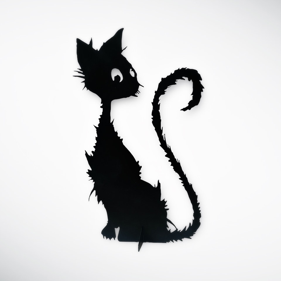 KATT – svart plåt