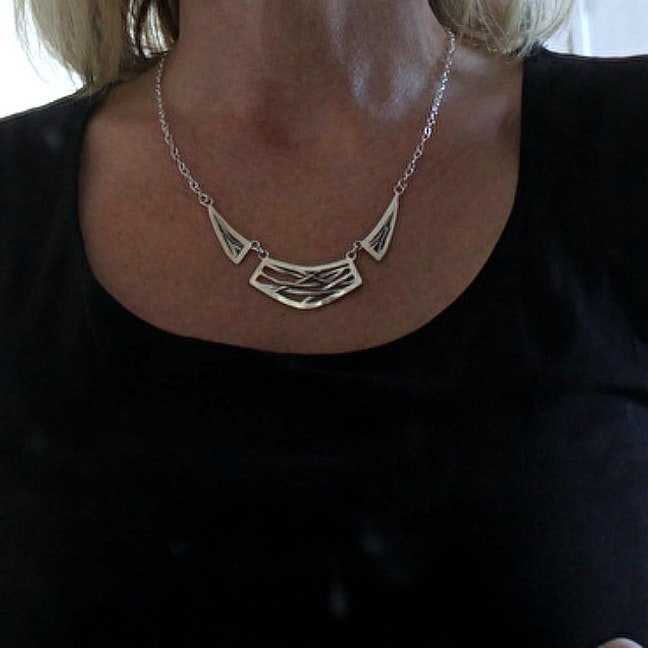 Monique - Silverhalsband