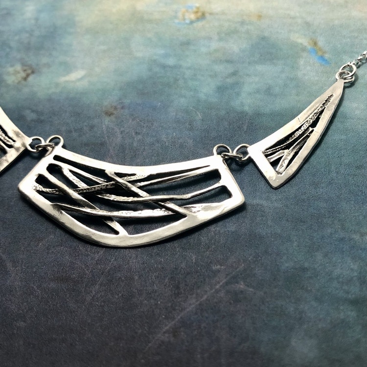 Monique - Silverhalsband