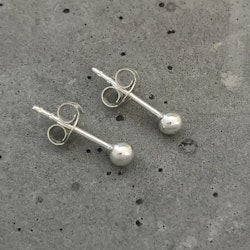 Kulörhängen i silver - 3 mm