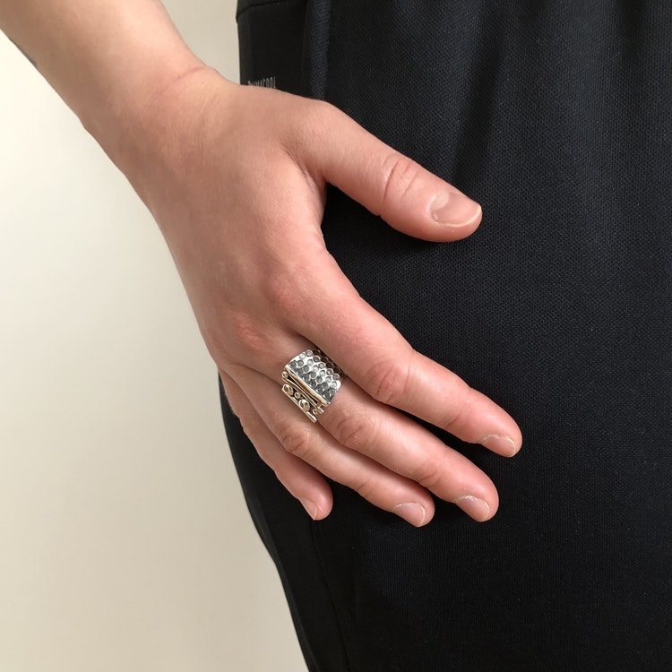 Kaija - Silverring i härlig design