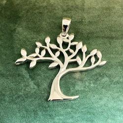 Livets träd - Stort vackert hänge i silver