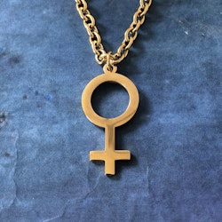 Venus halsband i guldpläterat stål - 3,5 cm