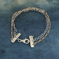 Kendra - Armband med tre kedjor