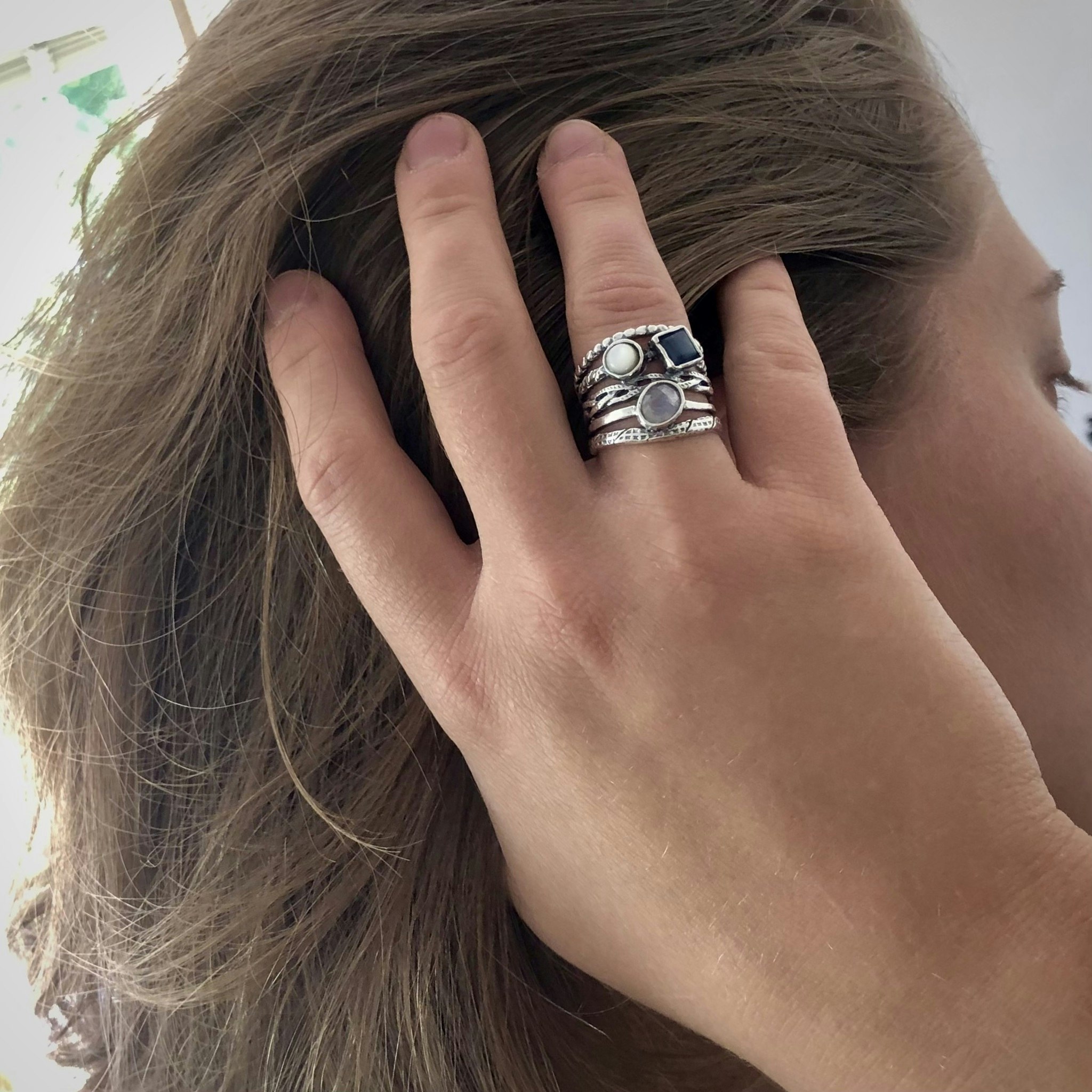 Victoria - Snygg och rikt detaljerad silverring