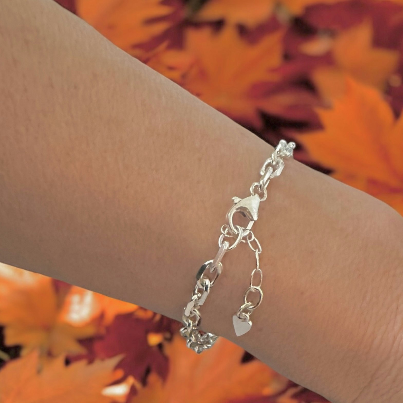 Freja - Armband med kraftig ankarlänk