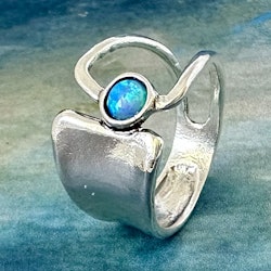 Angelica - Vacker silverring med opal