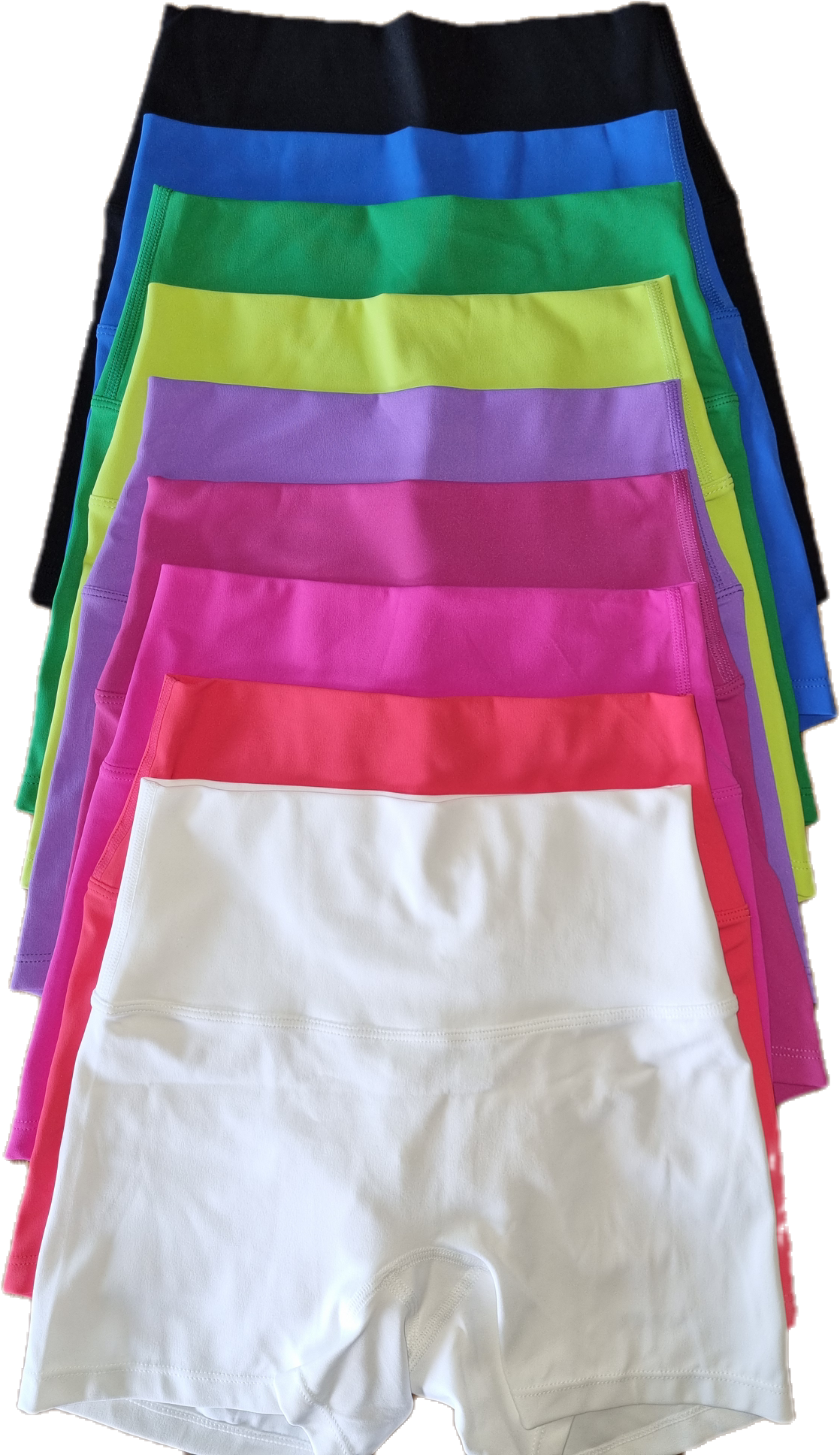Hotpants med høyt liv. Den perfekte konkurranse shortsen!