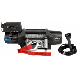 X-Power 5000 elvinsch för trailer 12V 15m syntetlina