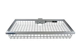 Heck-Pack Lastkorg, varmgalvad, Optimal, 100x 50x12,5 cm inkl snabbfäste