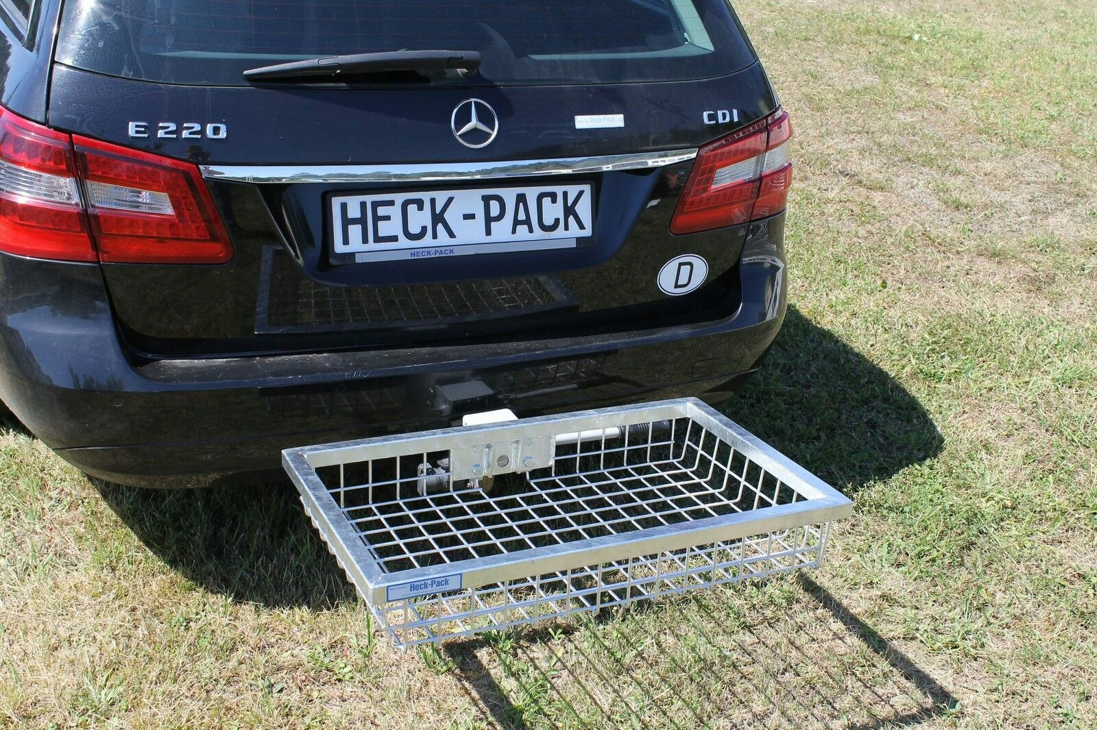 Heck-Pack Lastkorg, varmgalvad, Optimal, 100x 50x12,5 cm inkl snabbfäste