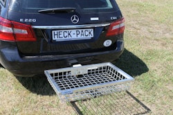 Heck-Pack Lastkorg, varmgalvad, Optimal, 100x 50x12,5 cm inkl snabbfäste