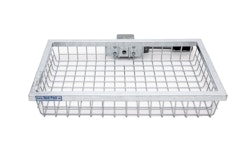 Heck-Pack Lastkorg, varmgalvad, Optimal, 80x 50x12,5 cm inkl snabbfäste