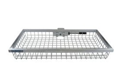 Heck-Pack Lastkorg, varmgalvad, Optimal, 120x 60x12,5 cm inkl snabbfäste