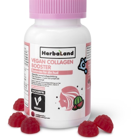 Herbaland Vegan Collagen Booster gummies, 60 st