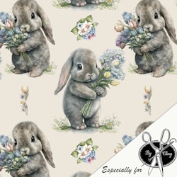 BUNNY WITH FLOWER