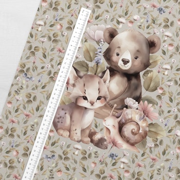 PANEL BEAR WITH FRIENDS FT