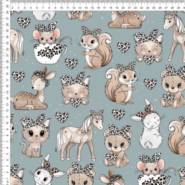 LEO ANIMAL DUSTY BLUE