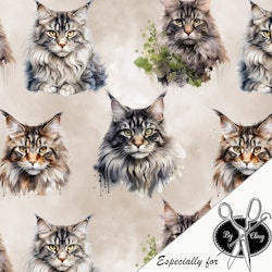 MAINECOON FACES BEIGE