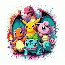 PIKACHU 5 FRIENDS PANEL FT
