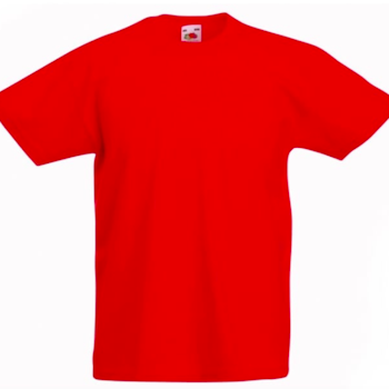 T-skjorte Unisex Polycotton Barn