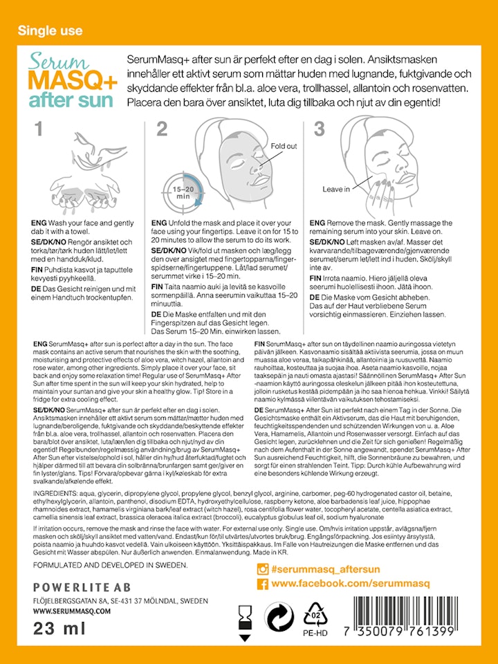 SerumMASQ+ After Sun