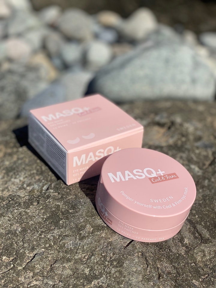 MASQ+ Cool & Firm eye mask, gel patches