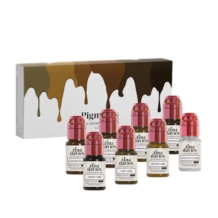 Tina Davies - I Love Ink Eyebrow Collection - 8x 15 ml