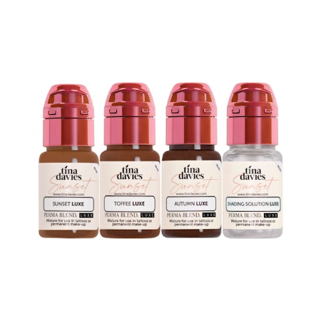 Tina Davies Sunset Brow Collection, 4 x 15 ml
