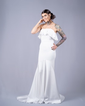 Lilac Dress vit