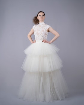 Camellia Dress vit
