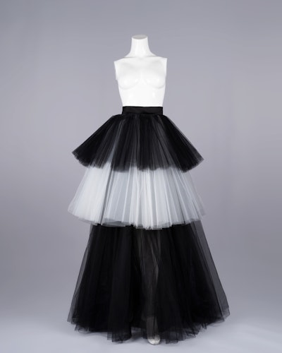 Dahlia Skirt svart/vit