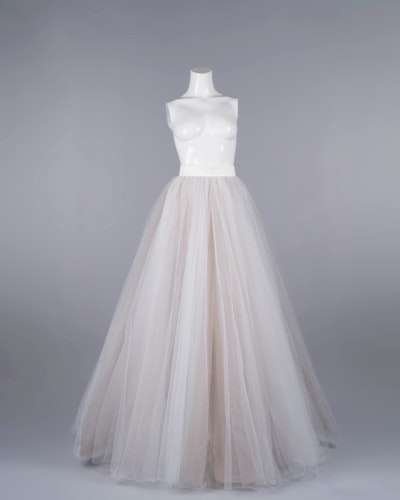 Lily Skirt vit/champagne