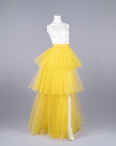 Dahlia Skirt gul med slits