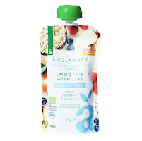 Änglamark Organic Smoothie, Apple/Peach/Banana 6 months - 120 grams
