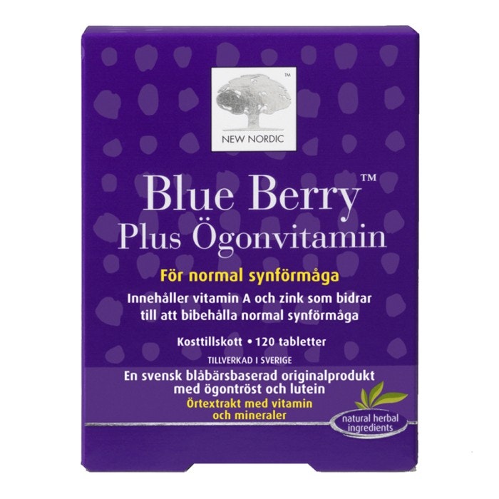 Blue Berry Plus Eye Vitamin - 120 tablets - Scandinavian Online Store