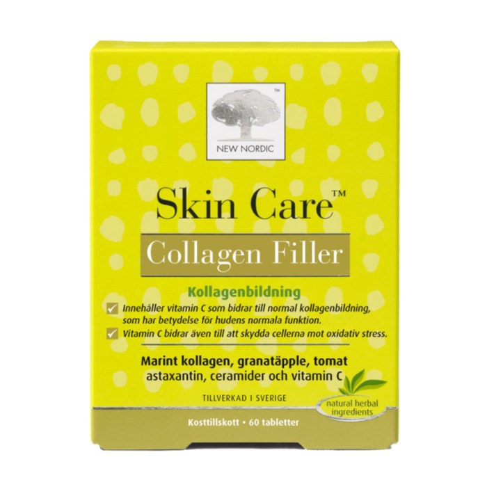 Skin Care Collagen Filler - 60 tablets - Scandinavian Online Store