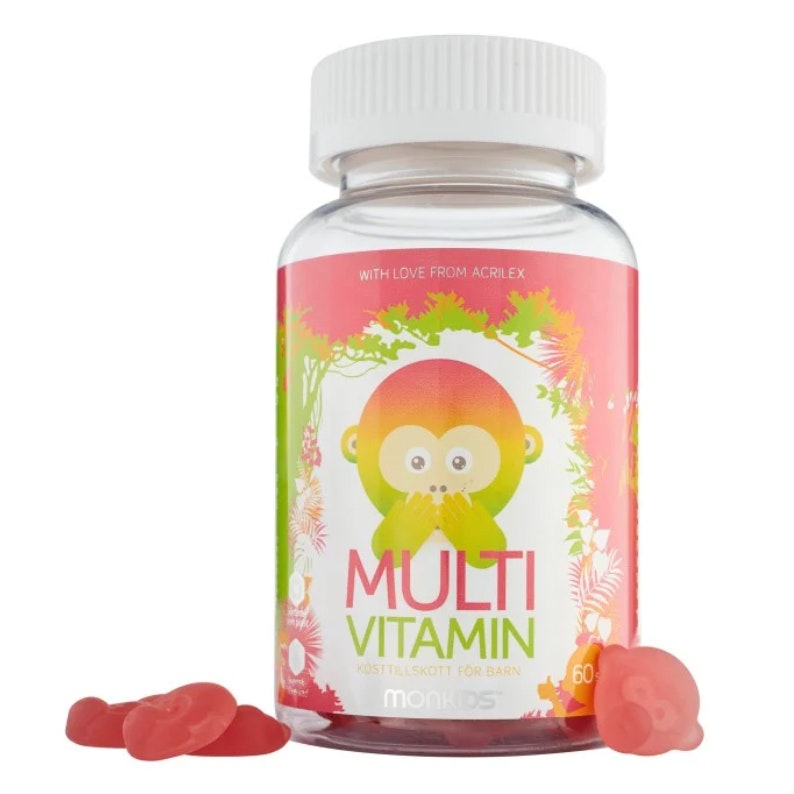 Monkids Multivitamins - 60 chewable tablets