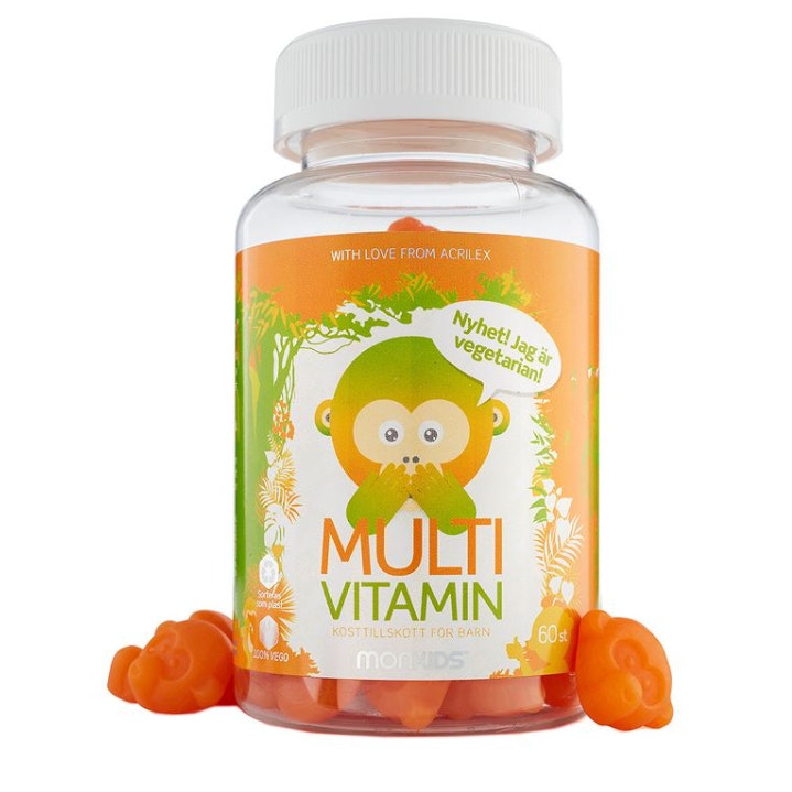 Monkids Multivitamins Vegan - 60 chewable tablets