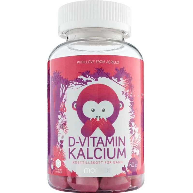 Monkids Vitamin D + Calcium - 60 Kautabletten