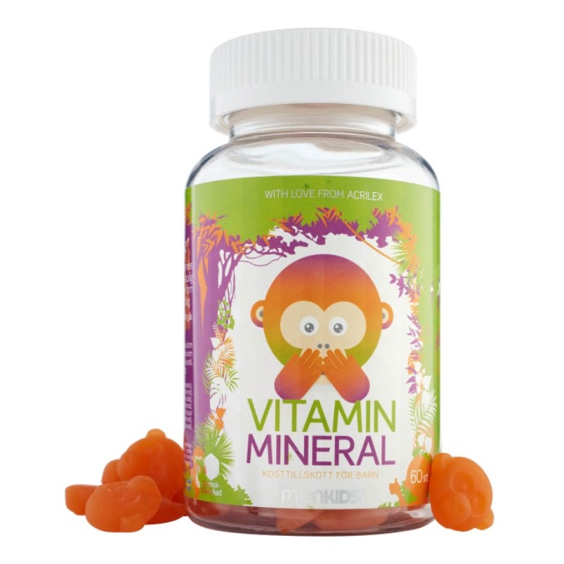 Monkids Vitamin + Mineral - 60 chewable tablets