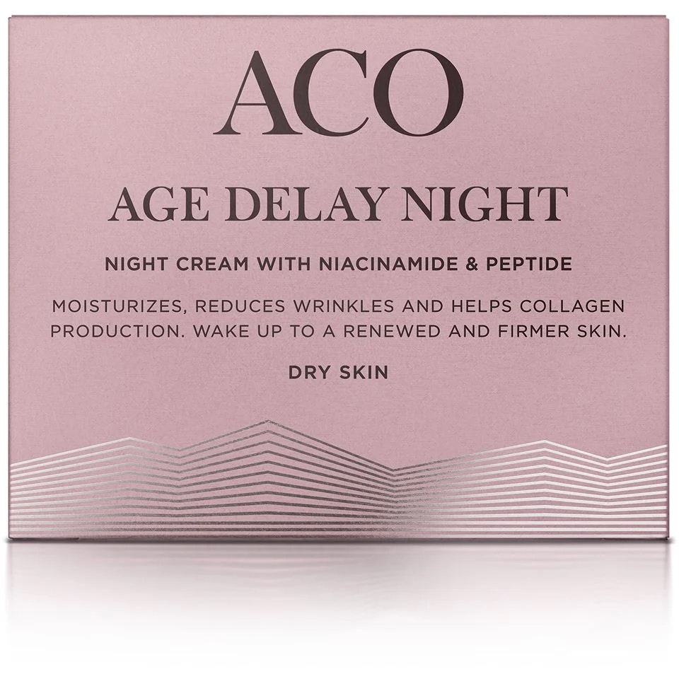 ACO Face Age Delay, Dry Skin, Night Cream Anti Age - 50 ml - Scandinavian  Online Store