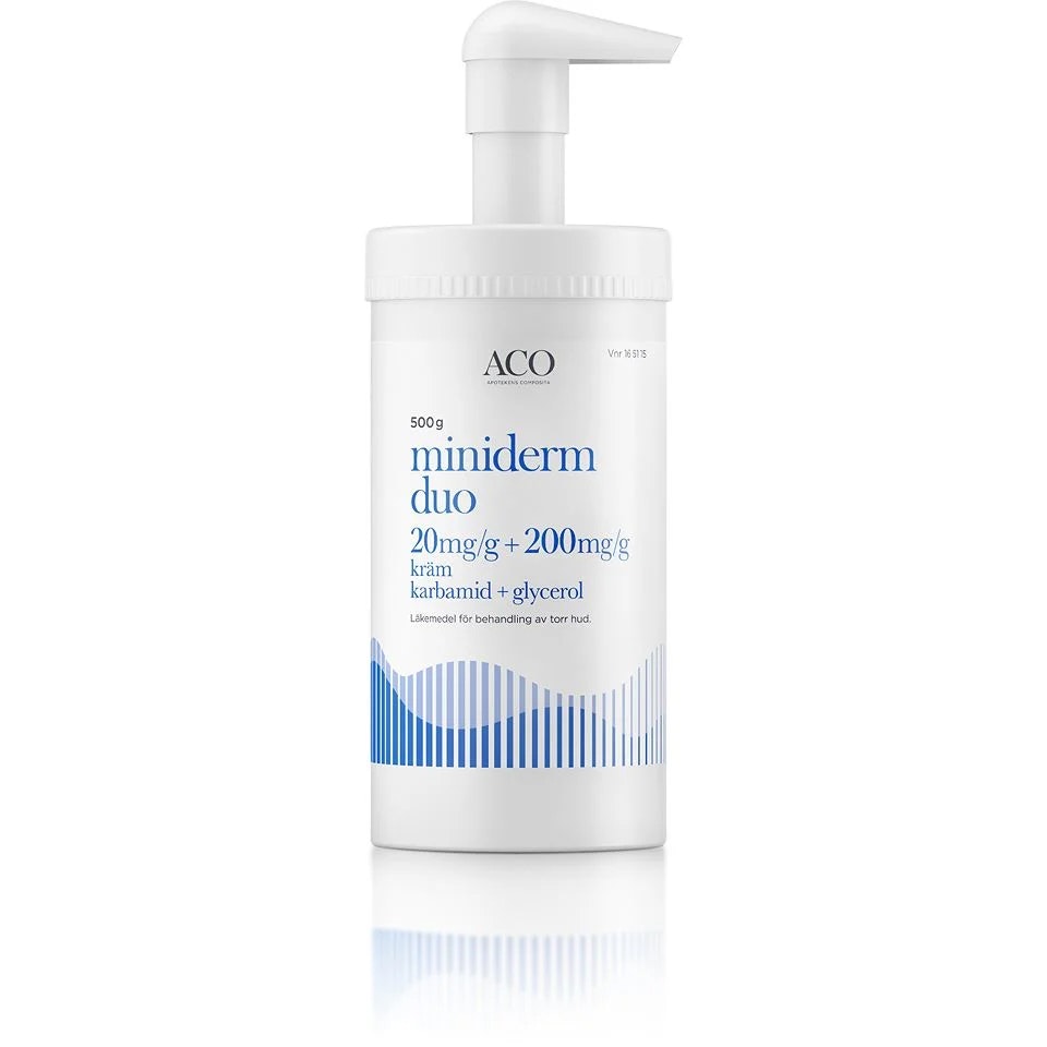 ACO Miniderm Duo, Softening cream, 2% Urea + 20% Glycerol - 500 grams -  Scandinavian Online Store