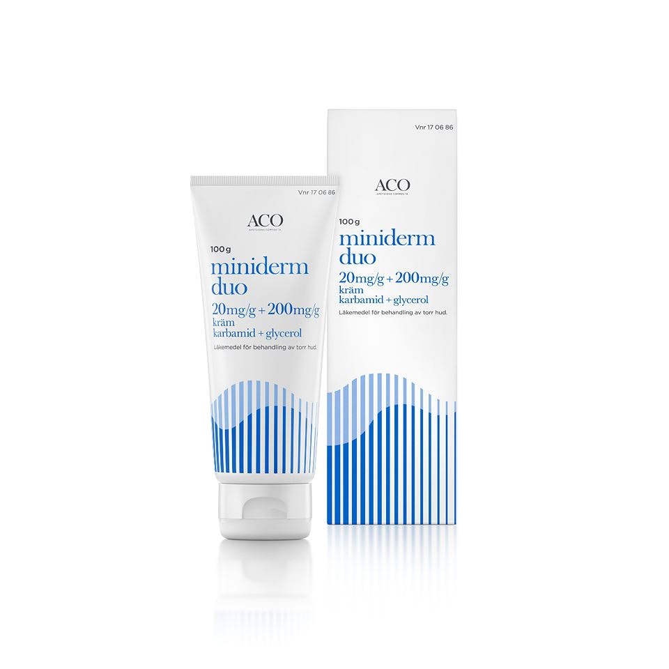 ACO Miniderm Duo, Softening cream, 2% Urea + 20% Glycerol - 100 grams